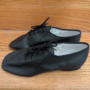 Bloch Black Leather Soft Jazz Shoes